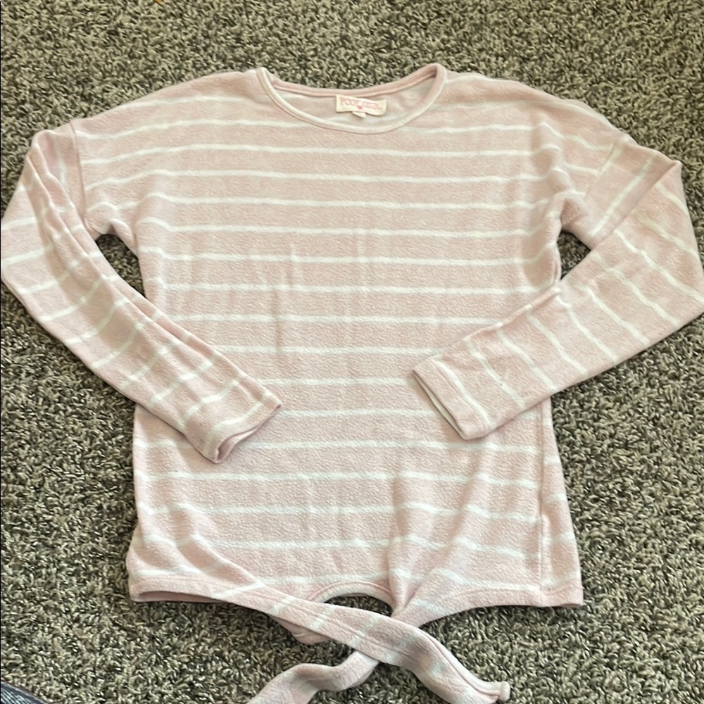Striped Pink Kids Sweater